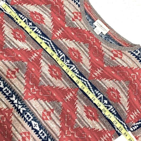 DENIM & SUPPLY  RALPH LAUREN 100%COTTON AZTEC CREW-NECK LONG SLEEVE SWEATER - Picture 5 of 6